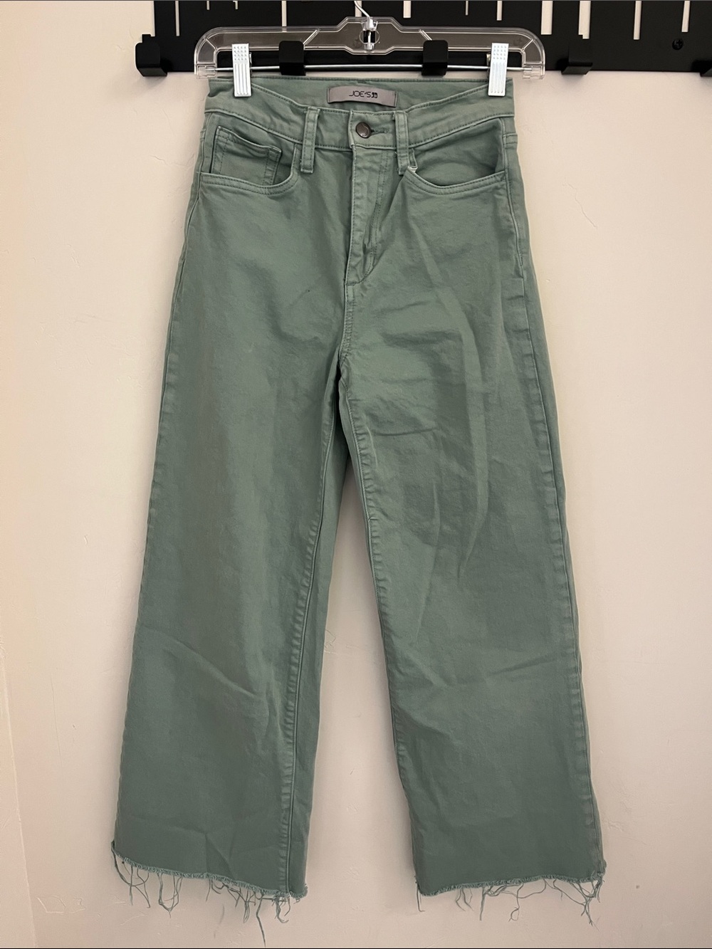 Joe's Jeans High-Rise Wide Leg Jeans in Thyme 24” waist